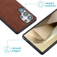 imoshion Etui de télephone luxe 2-en-1 amovible Samsung Galaxy S25 Ultra - Marron