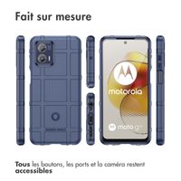 imoshion Coque Rugged Shield Motorola Moto G73 - Bleu foncé