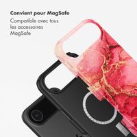 Selencia Coque arrière Vivid avec MagSafe Apple iPhone Air - Rosy Marble