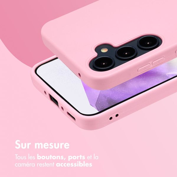 imoshion Coque Couleur Samsung Galaxy A35 - Bubblegum Pink