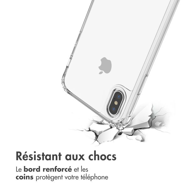 imoshion Coque avec dragonne + ﻿bracelet iPhone X / Xs - Perles cœurs