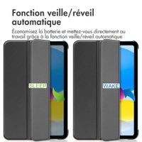 imoshion Coque tablette Trifold Apple iPad 11 (2025) 11 pouces A16 / iPad 10 (2022) 10.9 pouces - Noir
