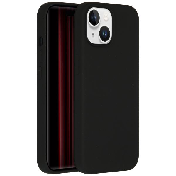 Accezz Coque Liquid Silicone iPhone 15 - Noir