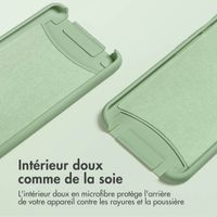 imoshion Coque de couleur avec cordon amovible Samsung Galaxy S21 FE - Vert