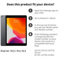 Gecko Covers Protection d'écran en verre trempé iPad Air 3 (2019) / Pro 10.5 (2017)