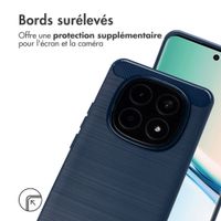 imoshion Coque Brushed Xiaomi Redmi Note 15 (5G) - Bleu foncé