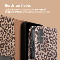 imoshion Étui de téléphone portefeuille Design Samsung Galaxy A51 - Leopard Mood