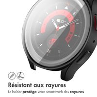 imoshion Coque rigide à couverture complète Samsung Galaxy Watch 6 44 mm - Noir