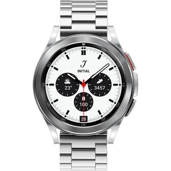 Spigen Bracelet Universel Modern Fit Steel Watch Samsung Galaxy Watch - 20 mm - Argent