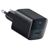 Anker Adaptateur secteur 323 - Chargeur rapide avec deux ports - 33 Watt - Noir