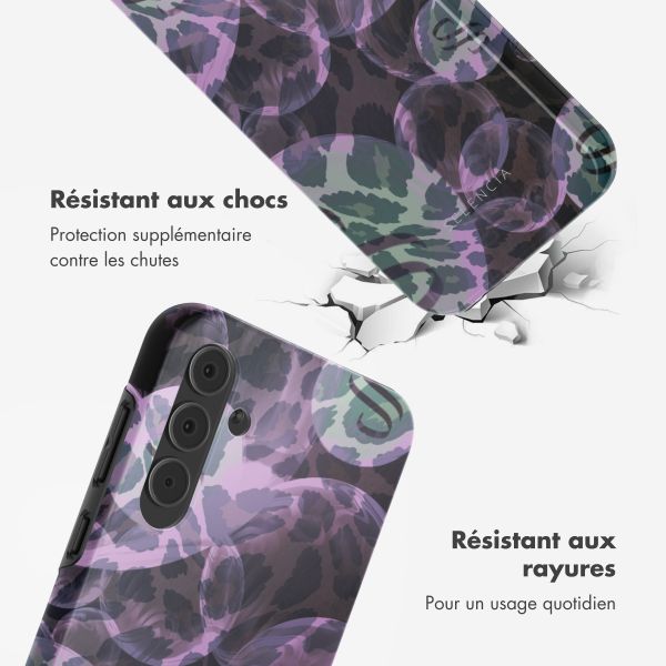 Selencia Coque arrière Vivid Samsung Galaxy A55 - Leo Bubble Green