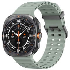 imoshion Bracelet Ocean Silicone Samsung Galaxy Watch Ultra (2024/2025) - Vert Grisâtre