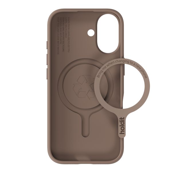 Holdit Coque MagSafe Apple iPhone 17 - Mocha Brown