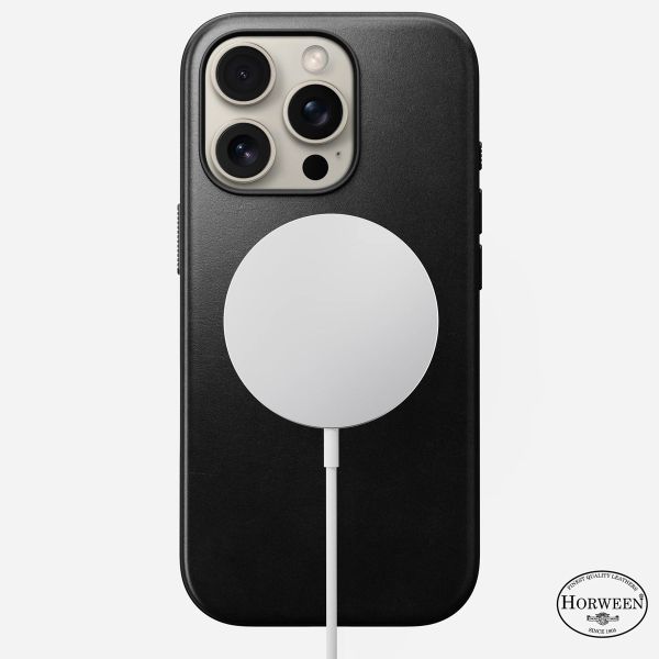 Nomad Coque Modern Horween Leather Apple iPhone 16 Pro - Noir