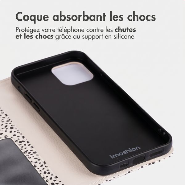 imoshion Étui de télephone portefeuille Design Apple iPhone 15 - Desert Dots