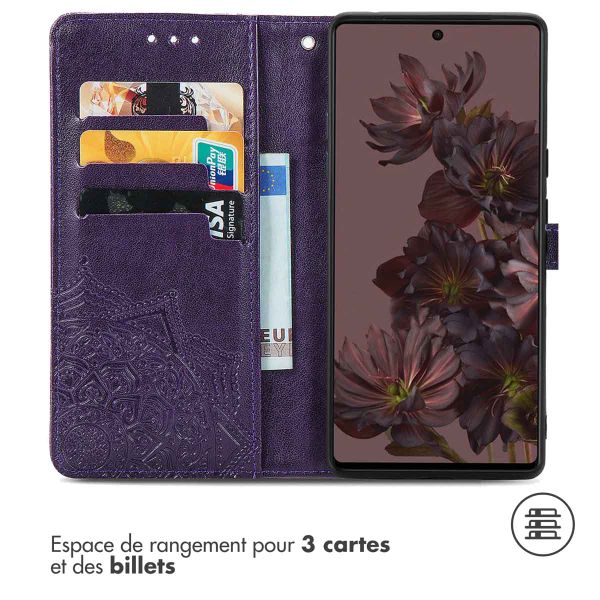 imoshion Etui de téléphone portefeuille Mandala Google Pixel 7 - Violet