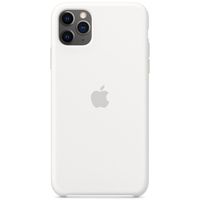 Apple Coque en silicone Apple iPhone 11 Pro Max - Blanc