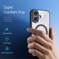 Dux Ducis Coque arrière Aimo avec MagSafe Apple iPhone 17 - Transparent