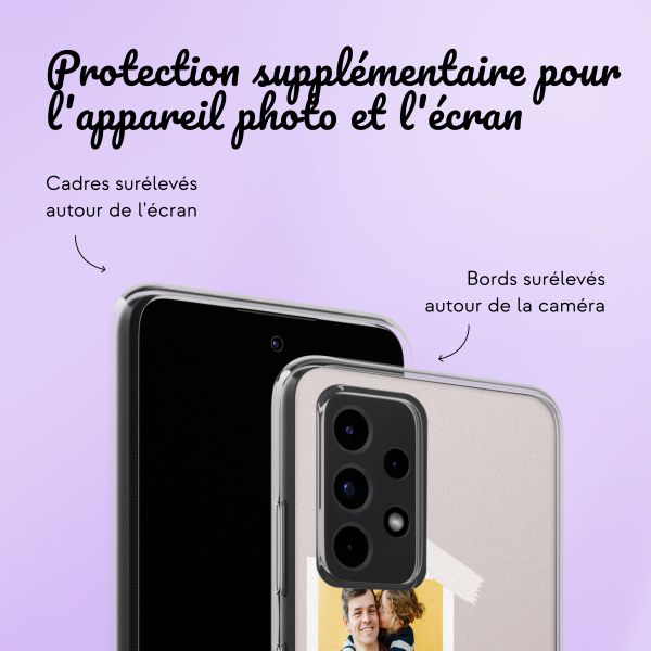 Coque personnalisée avec pellicule N°1 Samsung Galaxy A52(s) (5G/4G) - Transparent