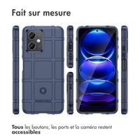 imoshion Coque Arrière Rugged Shield Xiaomi Poco X5 5G - Bleu foncé