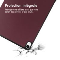 imoshion Coque tablette Trifold Apple iPad Air 11 pouces (2026) M4 / (2025) M3 / (2024) M2 / Air 5 (2022) / Air 4 (2020) - Bordeaux