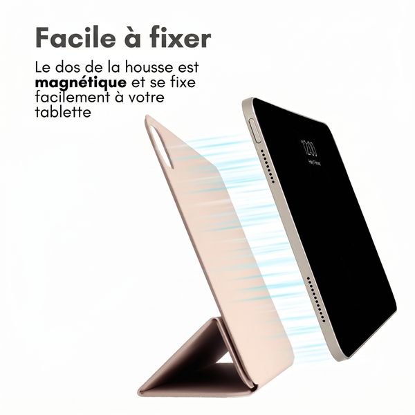 imoshion Magnetic etui de téléphone portefeuille Apple iPad 11 (2025) 11 pouces A16 / iPad 10 (2022) 10.9 pouces - Beige