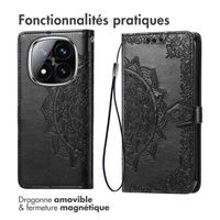 imoshion Etui de télephone Mandala Xiaomi Poco X7 - Noir