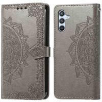 imoshion Etui de téléphone portefeuille Mandala Samsung Galaxy A36 - Gris