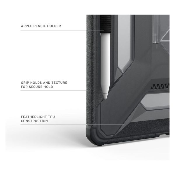 UAG Coque tablette Scout Apple iPad Air 11 pouces (2026) M4 / (2025) M3 / (2024) M2 - Ash