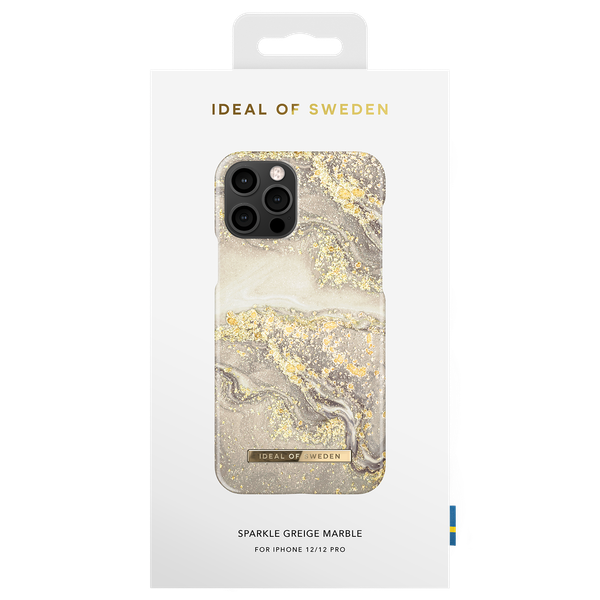 iDeal of Sweden Coque Fashion iPhone 12 Pro Max - Sparkle Greige Marble