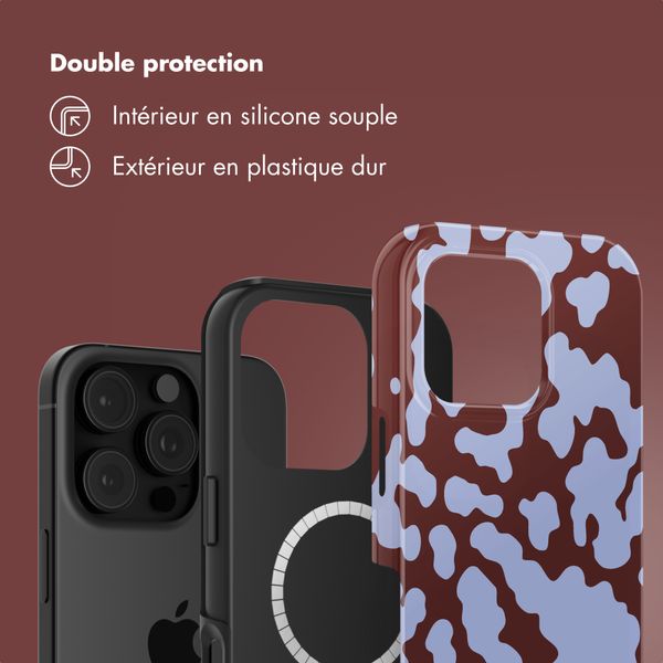 Selencia Coque arrière Vivid avec MagSafe Apple iPhone 16 Pro Max - Moo'd Lavender Glow