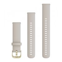 Garmin Bracelet silicone  - Connexion Garmin 18 mm - Light Sand / Gold
