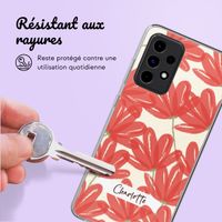 Coque personnalisée avec des fleurs Samsung Galaxy A52(s) (5G/4G) - Transparent