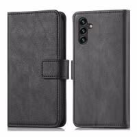 imoshion Étui de téléphone portefeuille Luxe Samsung Galaxy A13 (5G) / A04s - Noir