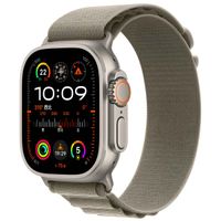 WiWu Bracelet en nylon Alpine Apple Watch Series 1 á 10 / SE / Ultra (2) (44/45/46/49 mm) - Vert Olive