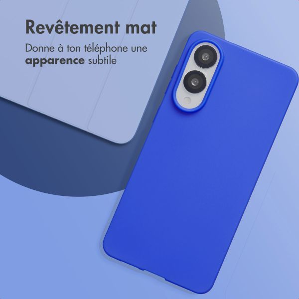 imoshion Coque Couleur Samsung Galaxy S25 Edge - Cobalt Blue