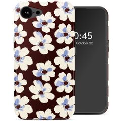 Selencia Coque arrière Vivid avec MagSafe Apple iPhone 16e - Choco Flower Pop