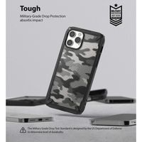 Ringke Coque Fusion X iPhone 12 (Pro) - Camo Black