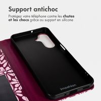 imoshion Étui de télephone portefeuille Design Samsung Galaxy A56 - Bloom Love Blush