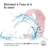 imoshion Bracelet sport en silicone  - Connexion universelle 20 mm - Rose