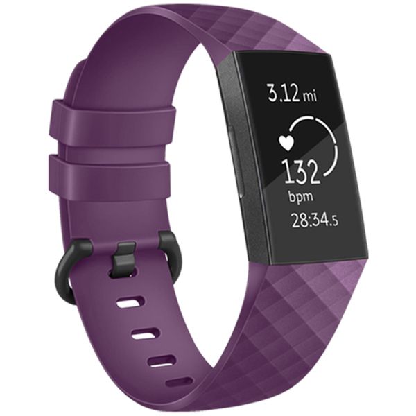 imoshion Bracelet silicone le Fitbit Charge 3 / 4 - Violet