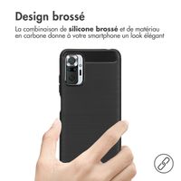 imoshion Coque Brushed Xiaomi Redmi Note 10 (5G) - Noir