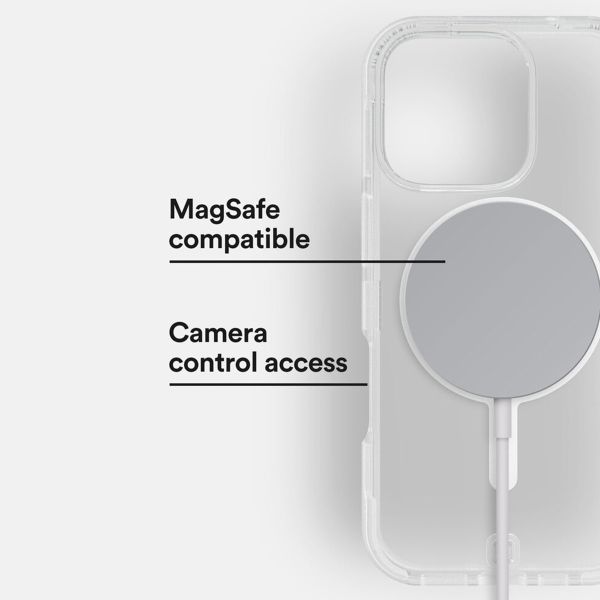 BodyGuardz Coque Ace Pro MagSafe Apple iPhone 16 Pro - Clear / White