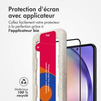 Accezz Protecteur d'écran intégral triple résistance avec applicateur Samsung Galaxy A54 / S23 FE - Transparent 