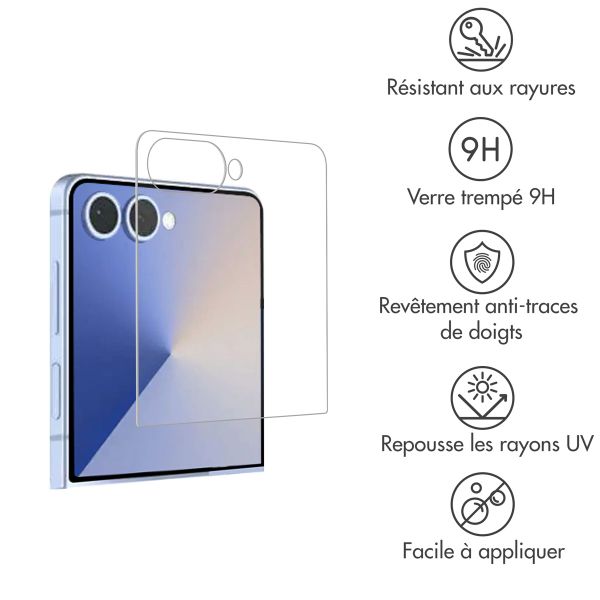 Accezz Protection d'écran en verre trempé 2-pack Samsung Galaxy Z Flip 7