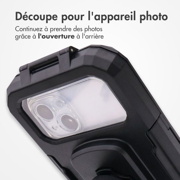 imoshion Support de téléphone pour vélo - Premium - résistant aux éclaboussures - boîtier solide - Noir