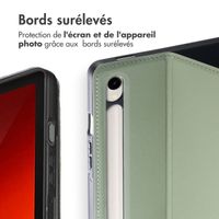Accezz Coque tablette Classic Samsung Galaxy Tab S9 11.0 pouces / Tab S10 FE / S9 FE 10.9 pouces - Vert