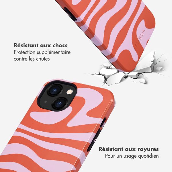 Selencia Coque arrière Vivid Apple iPhone 13 - Dream Swirl Pink