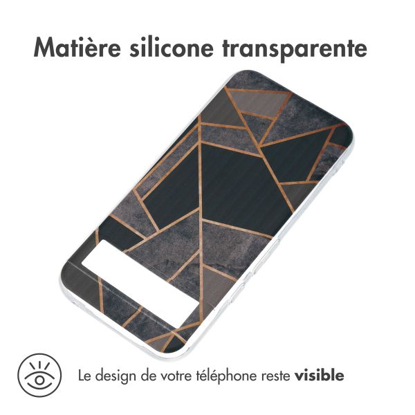 imoshion Coque Design Google Pixel 8a - Black Graphic