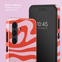 Selencia Coque arrière Vivid Samsung Galaxy S24 - Dream Swirl Pink